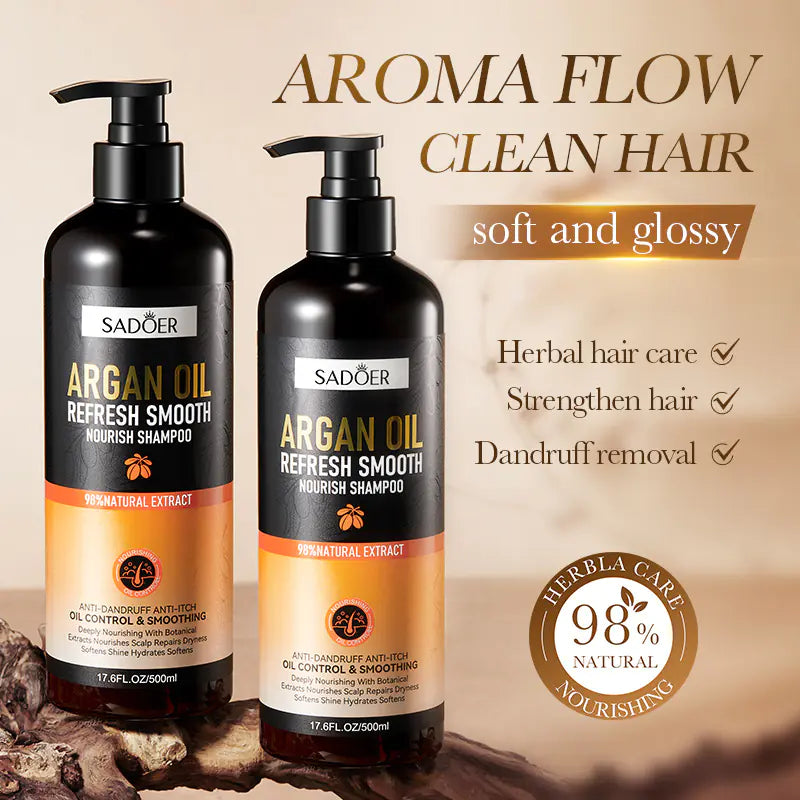 SADOER 500ml English Shampoo & Anti-Dandruff Conditioner