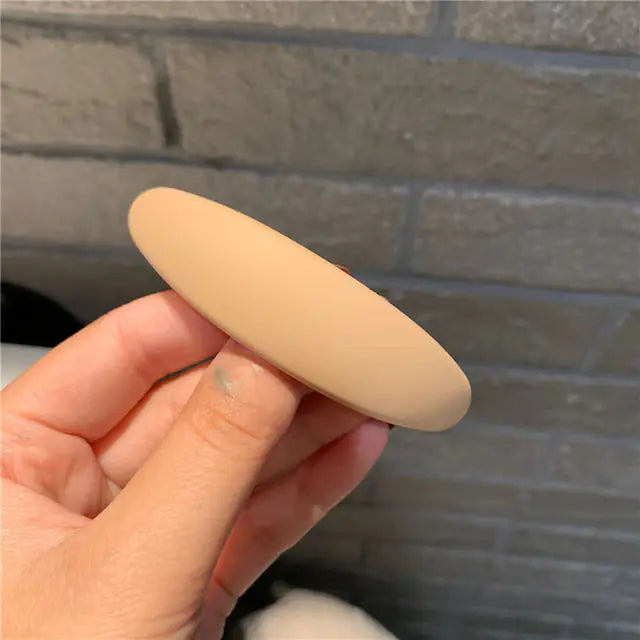 Elegant Matte Geometric Hair Clips for Women and Girls