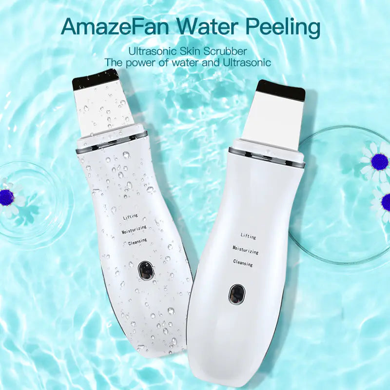 Ultrasound Skin Scrubber Facial Cleansing Device