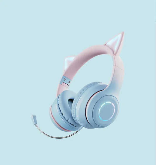 Luminous Cat Ear Wireless Competition Headphones