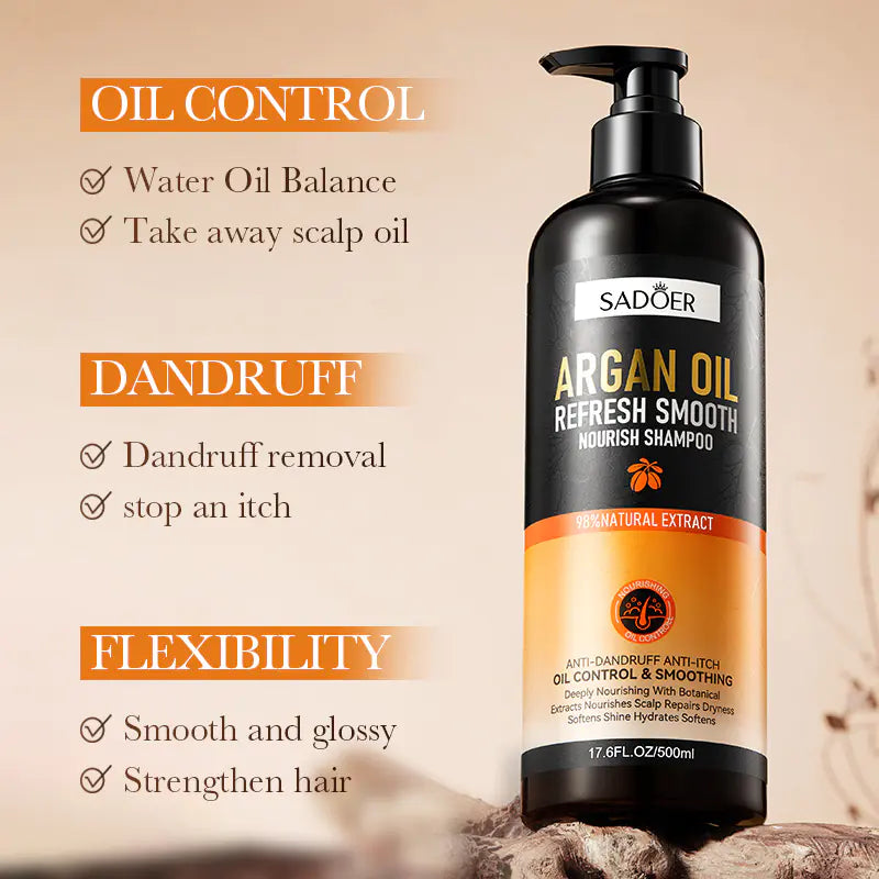 SADOER 500ml English Shampoo & Anti-Dandruff Conditioner