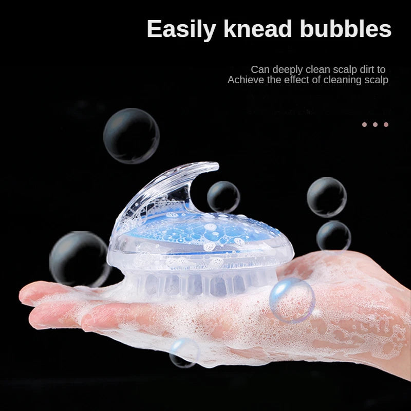 Silicone Head and Body Massager Shampoo Brush