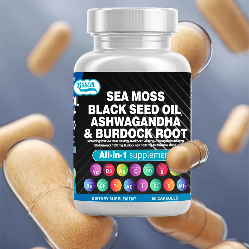 Burdock & Multi-Mineral Sea Moss Dietary Supplement