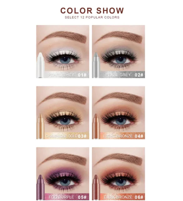 Pearlescent Multi-Color Eyeliner & Eye Shadow Stick with Built-in Penknife