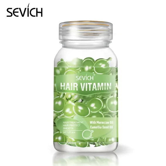 Hair Care Repair Capsules for Smoothing & Restoring Damaged Hair, 30 Capsules