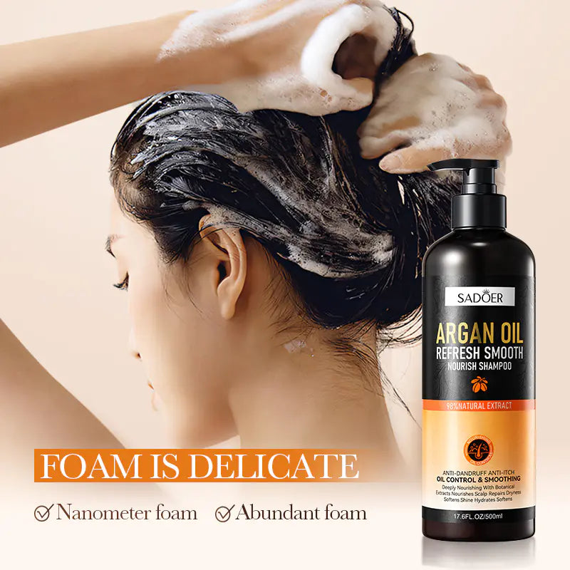 SADOER 500ml English Shampoo & Anti-Dandruff Conditioner