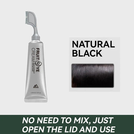 Genuine Natural Fruit Hair Dye for Black Hair Touch-Up