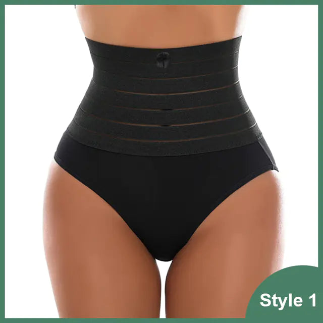 High Waist Body Shaper Panties Size