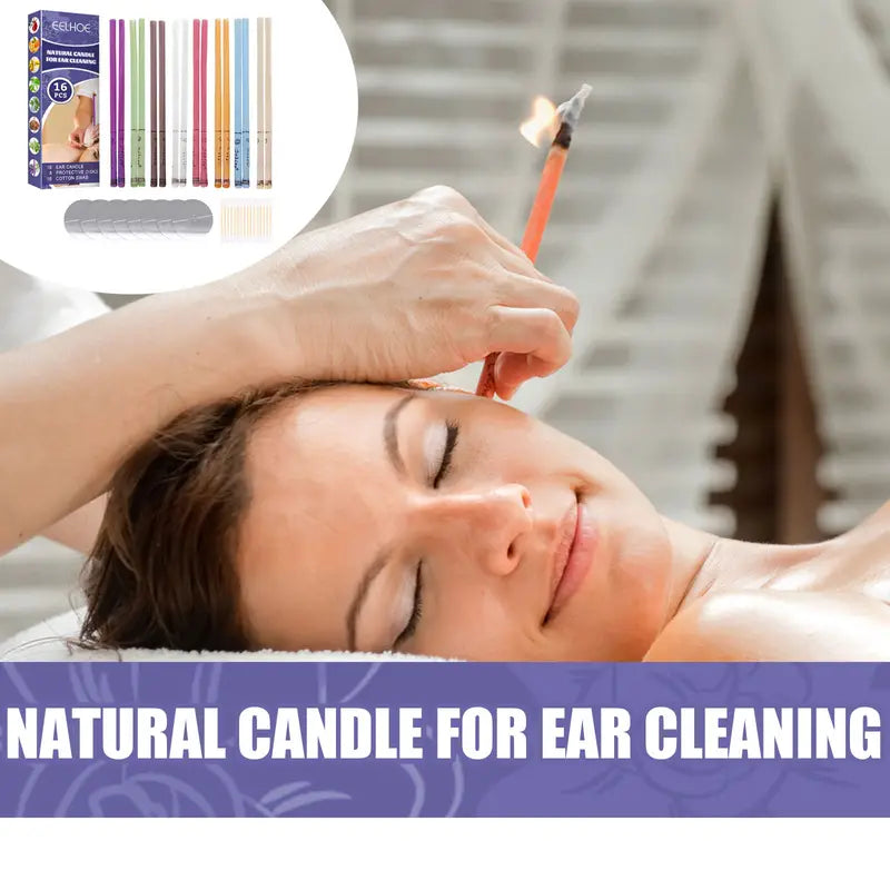 Aromatherapy Ear Candle Set for Relaxation and Care
